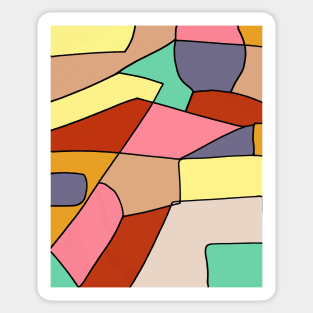 Cubist geometry 31 Sticker